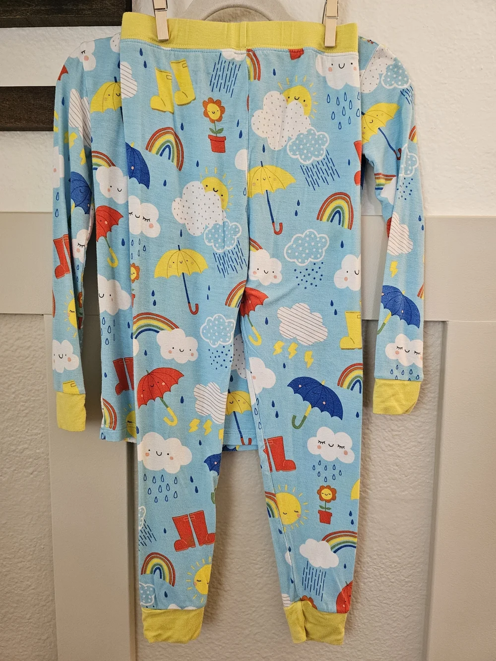 Littke Sleepies Sunshowers Print 4T